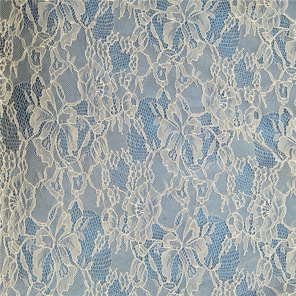 Factory direct sale of low price inventory baby pink lace fabric for dress
