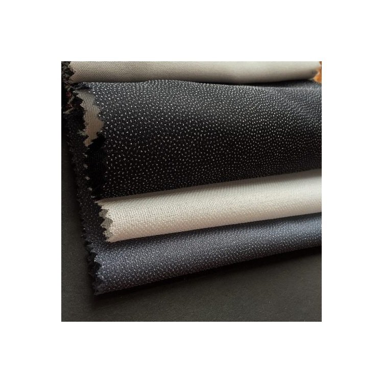 Garment Usage Black / White Interlining - Mex Nonwoven Fabric 100% Polyester Material Wholesale Origin From Vietnam