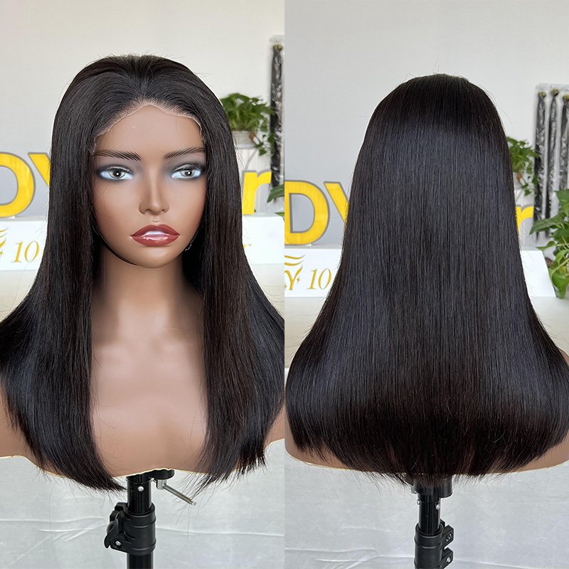 13X4 13X6 Hd Lace Frontal Wig Bob, Short Straight Bob Wigs,Double Drawn Human Hair Vietnamese Bob Wigs