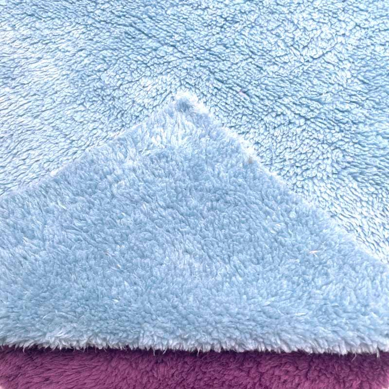 High Quality Fashion 100% Polyester Knitting Dyed Super Soft Double-sided Velvet Sherpa Fleece Fabric For Winter Coat