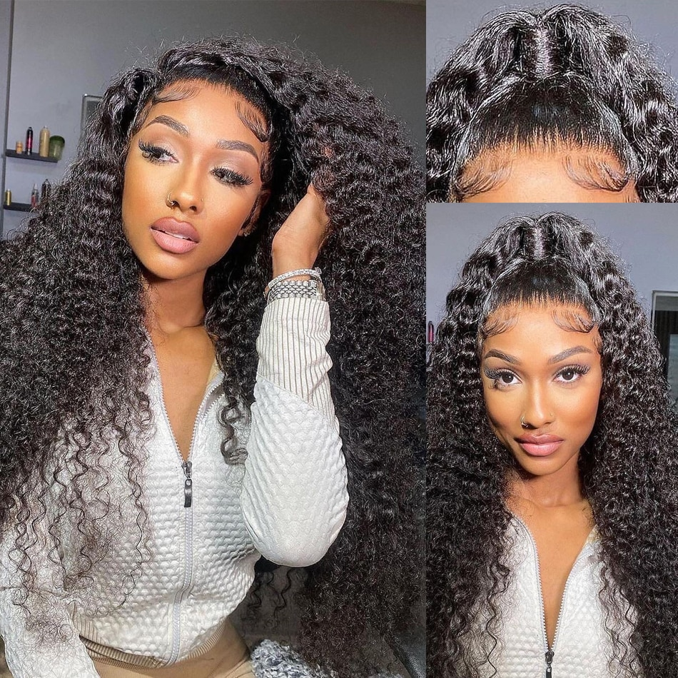 13x4 HD Wholesale Cheap Lace Front 100% Indian Human Hair Wig For Black Women Curly 13*6 Frontal Wig 1 - 49 pieces