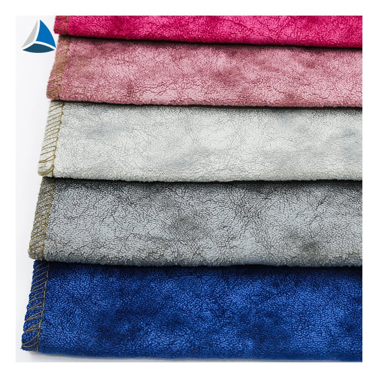 Luxury automotive furniture holland velvet knit print sofa fabrics
