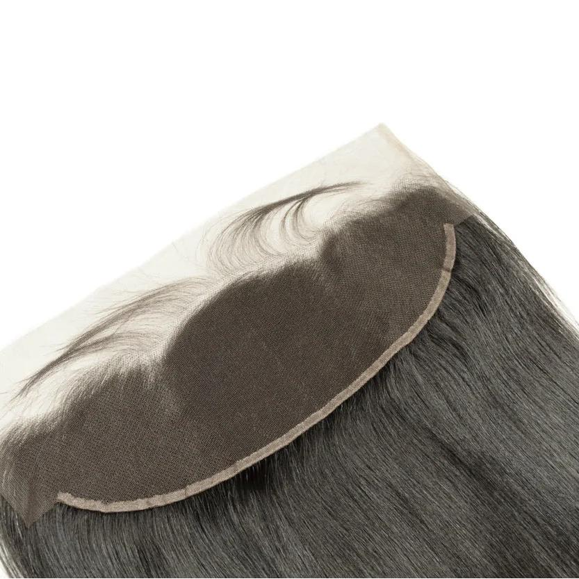 Wholesale 4x4 13x4 Transparent Lace Frontal 100% Virgin Human Hair Lace Frontal Closure