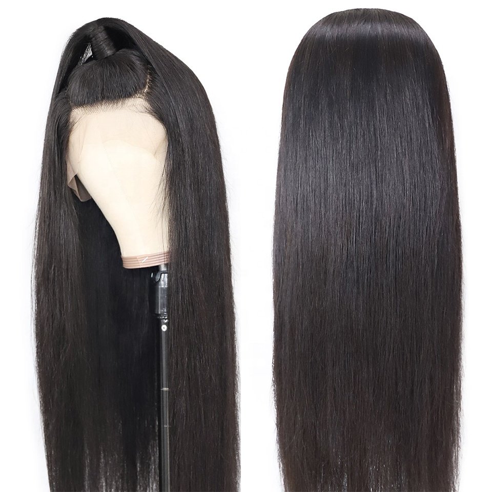 ZSF Hair Wig Wholesale Brazilian Silky Straight 13x4 Lace Frontal Wig 100% Unprocessed Virgin Cuticle Aligned Human Hair Wigs
