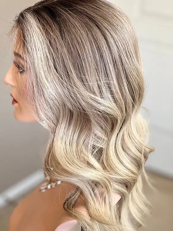 Lace Base Toppers For Women Ombre Blonde Invisible Knots Lace Top Topper Virgin Remy Cuticle Aligned Human Hair Toupee