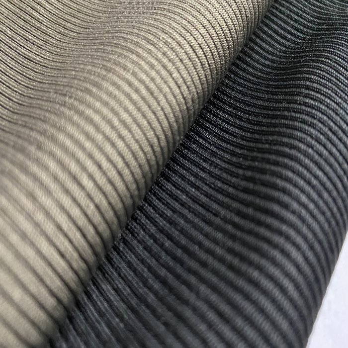 swimwear striped oeko tex washed heavy weight polyester spandex 2*2 rib jersey sweater fabric