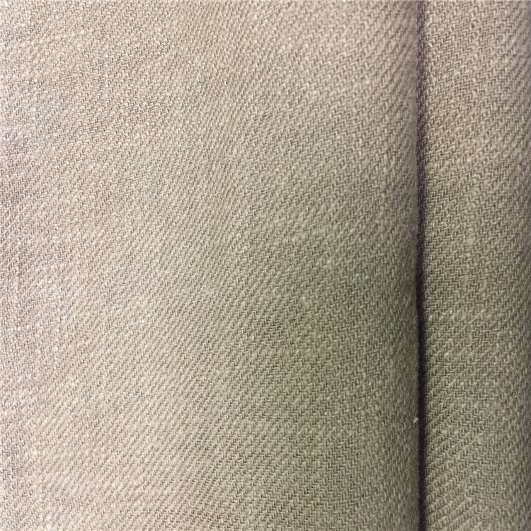 Ramie fabric with price 80% ramie 20%cotton fabric herringbone fabric for shirt