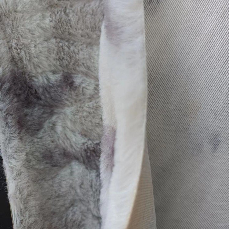 2023new style wholesale 100% Polyester long pile faux rabbit fur fabric For men and women garments