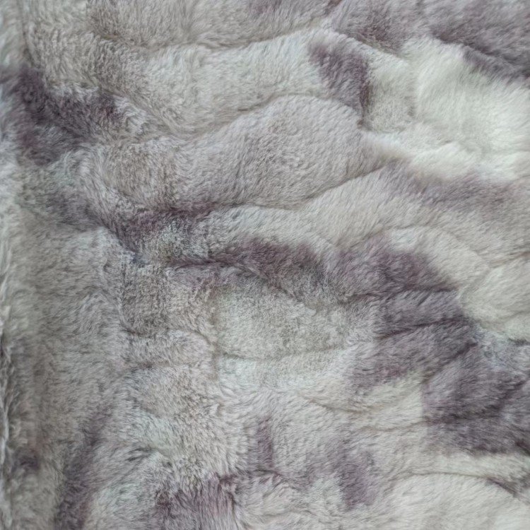 2023new style wholesale 100% Polyester long pile faux rabbit fur fabric For men and women garments
