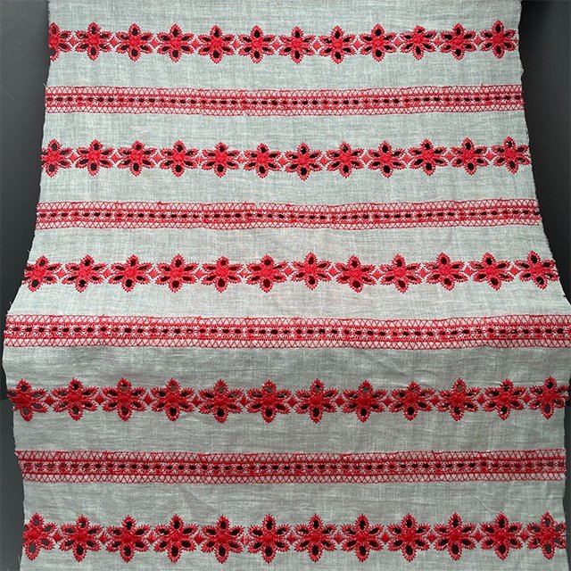 TUTON Top Quality Custom Wholesale TC Cotton Guipure French Lace Embroidery Fabric For Dress