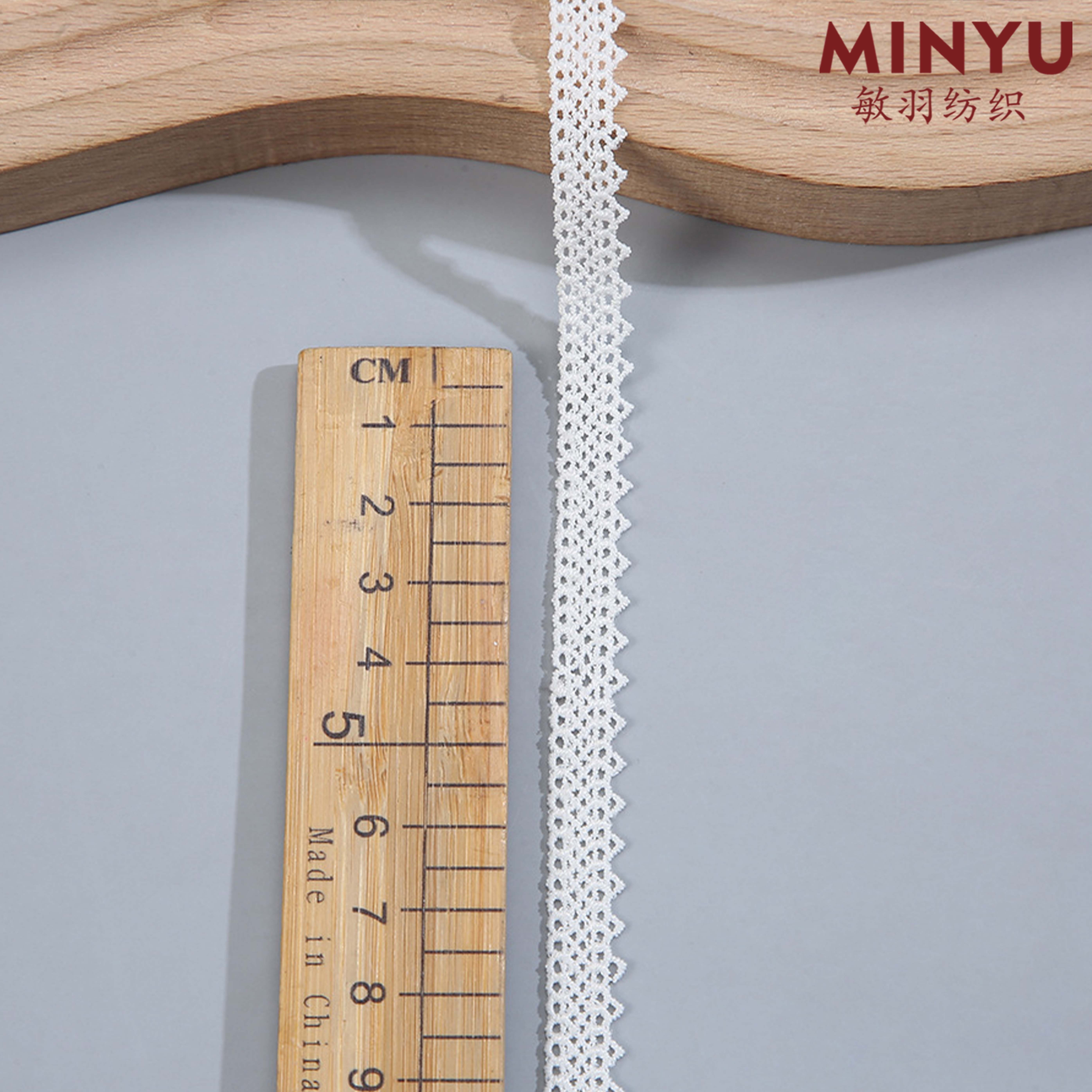 White Wholesale African Polyester Milk Silk Lace Embroidery Water-Soluble Lace Trimming For Underwear Women's Dresses