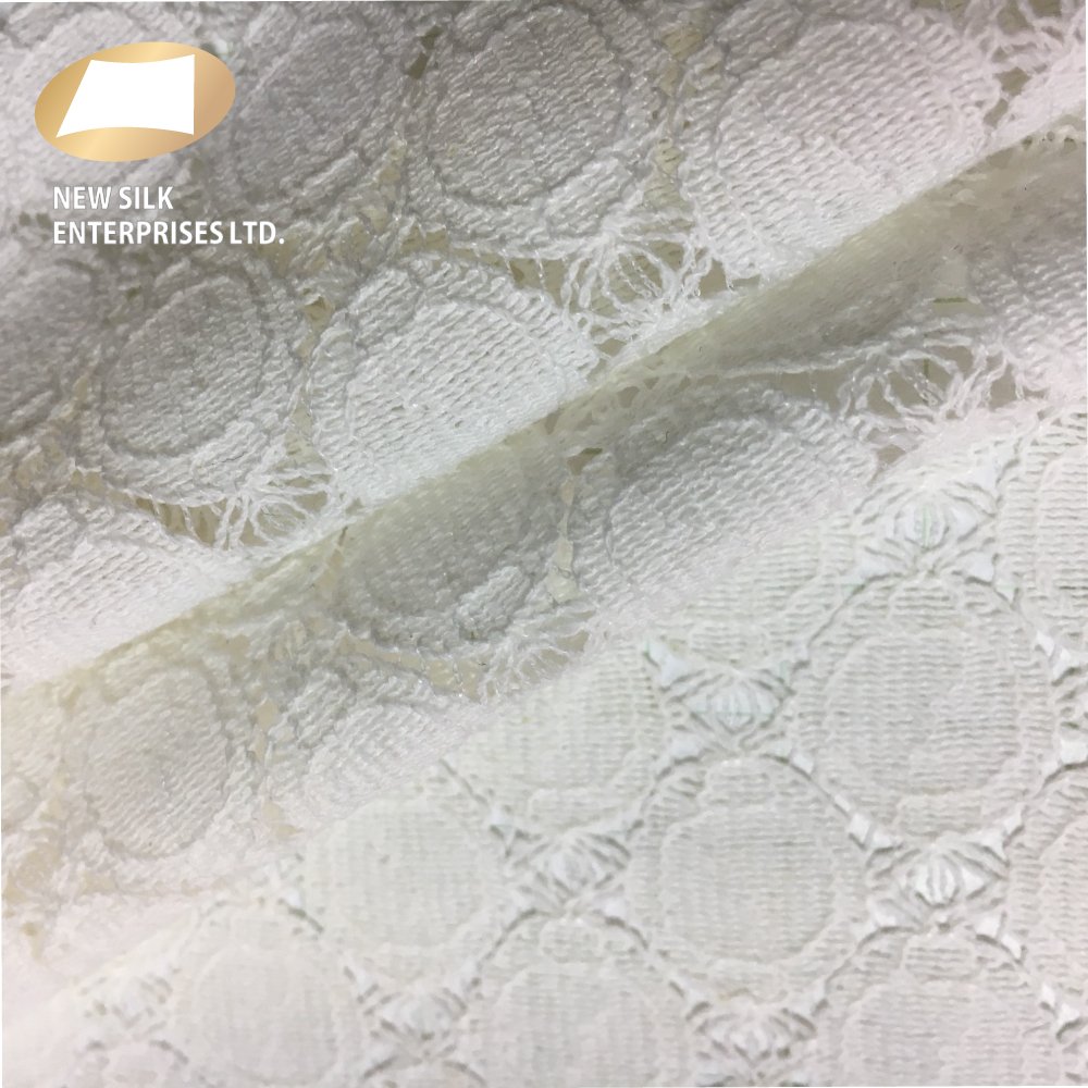 High quality 75 cotton 25 nylon embroidery fabric fabrics clothing material for dress