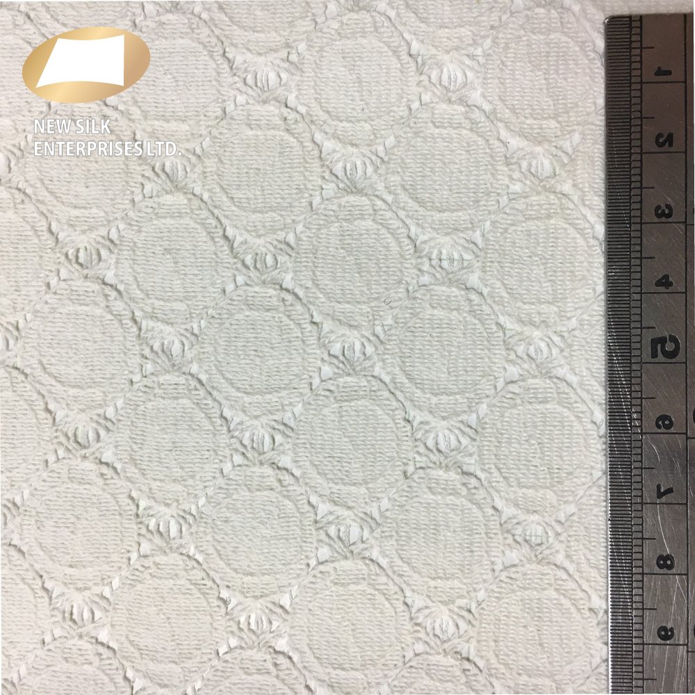 High quality 75 cotton 25 nylon embroidery fabric fabrics clothing material for dress