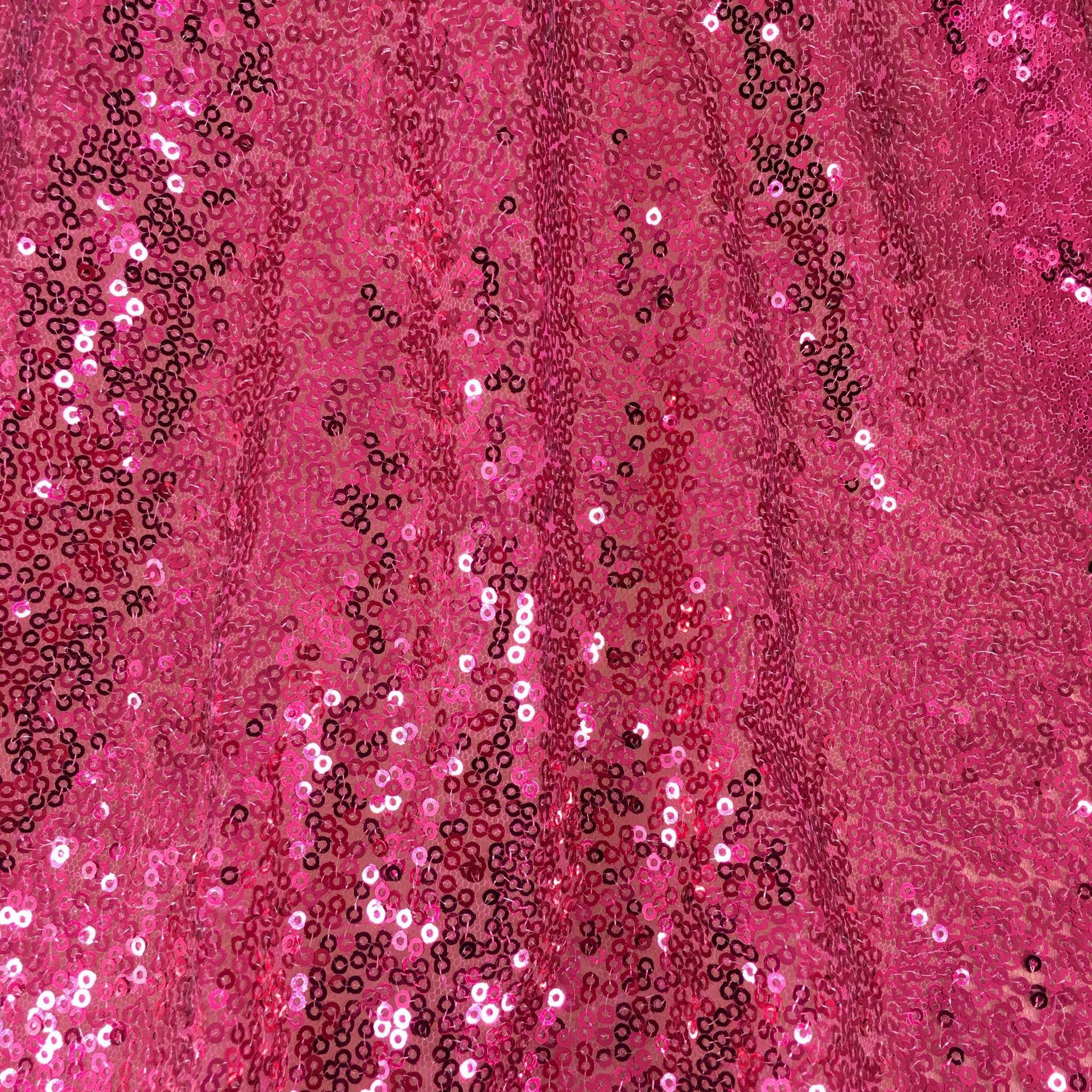 Factory Supply Multicolored Textile Sequin Fabric Polyester Satin Fabric With Shiny Sequin Fabric Dress for Whole Sale