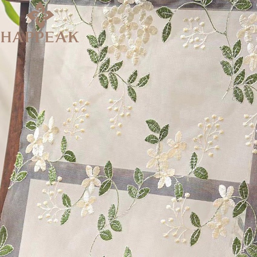 HAPPEAK China Wholesale Guipure Embroidery Lace Fabric Bridal Tulle Net Embroidered Fabric