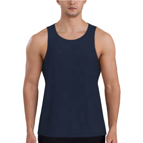 Quick Dry High Quality Fitness Bodybuilding Custom Designs Gym Tank Tops Men Singlet Casual 100% Polyester Street wear Vest