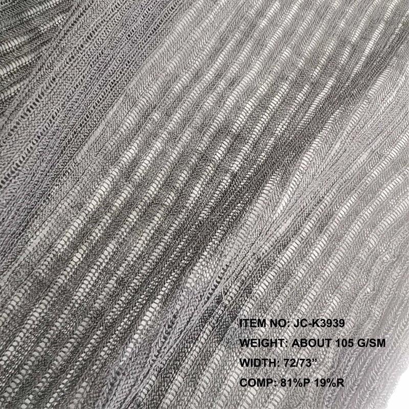 Hot Sale Knitted 105 G/SM Polyester Cotton Spandex Rib Fabric Knitted Rib Fabric For Winter Garment