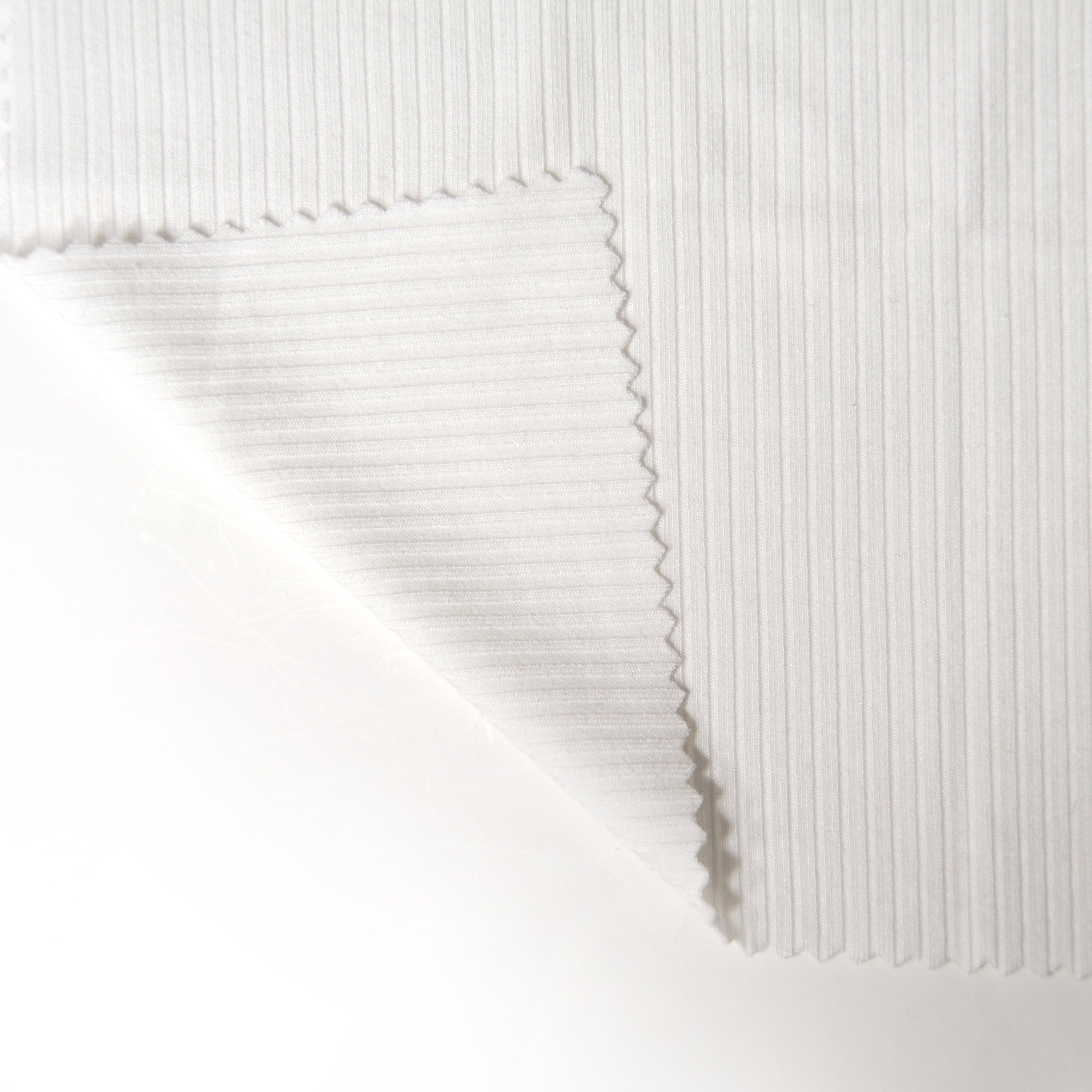CHEAP PRICE HOT SALE TR SPANDEX 4*2 RIB GRS POLY LENZING VISCOSE SPANDEX A KNIT RIB FABRIC SOLID SOFT HAND FEEL FOR GARMENT