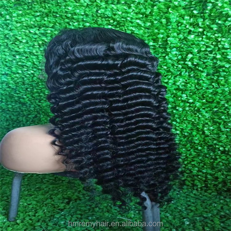 Hair Vendors Raw Indian Remy Hair Wholesale Verified Deep Wave Frontal Gluessless Human Lace Front Wig Orange Peruqu Cheveux