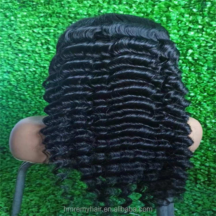 Hair Vendors Raw Indian Remy Hair Wholesale Verified Deep Wave Frontal Gluessless Human Lace Front Wig Orange Peruqu Cheveux
