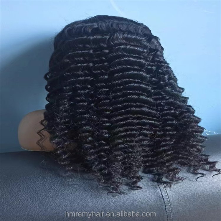 Hair Vendors Raw Indian Remy Hair Wholesale Verified Deep Wave Frontal Gluessless Human Lace Front Wig Orange Peruqu Cheveux