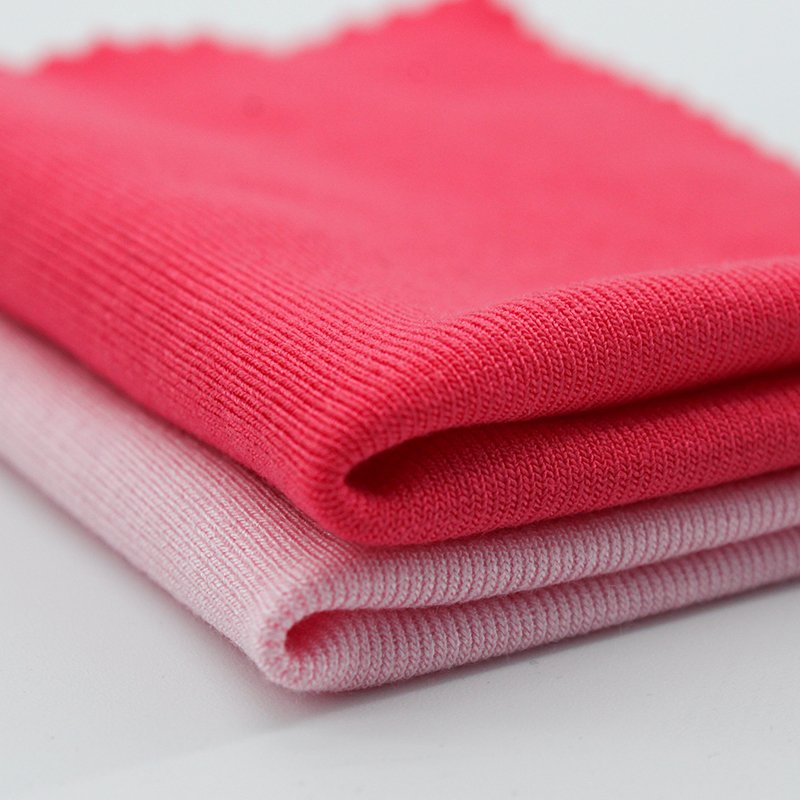 wholesale cheap custom viscose knitting fabric rib knit fabric for panty