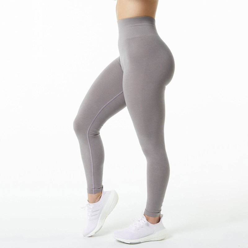 High Waist Women Outdoor Elastic Compression Scrunch Back Seamless Yoga Leggings