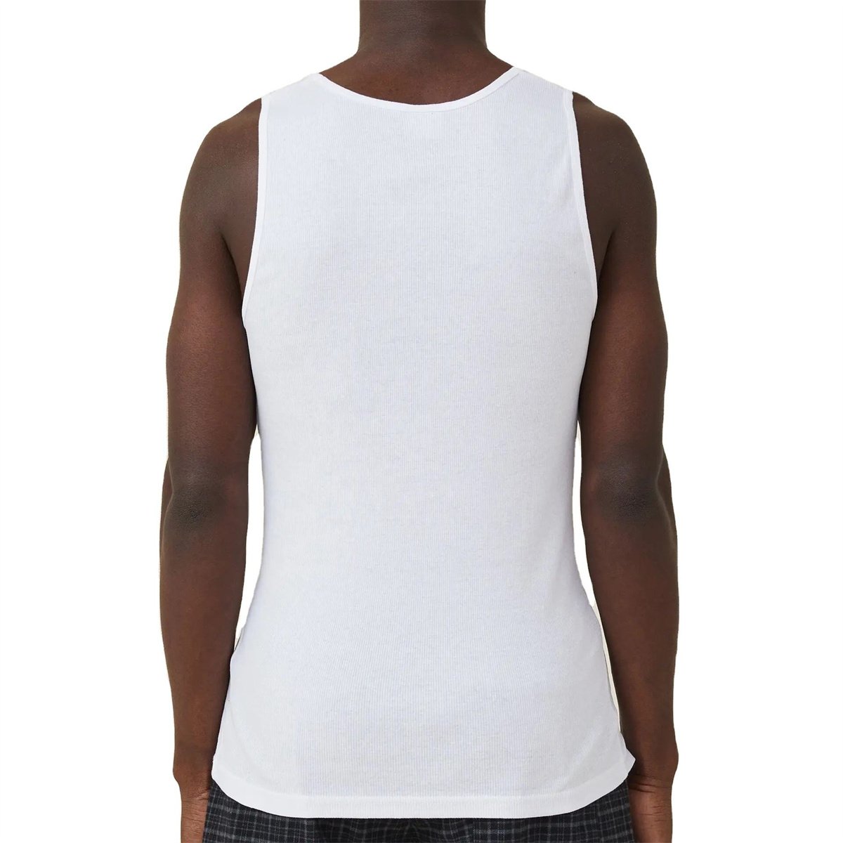 Custom Ribbed Tank Top Man Sleeveless O-neck Vest Basic Casual Summer Sportswear Workout Gym Men Ribbed Tank Top