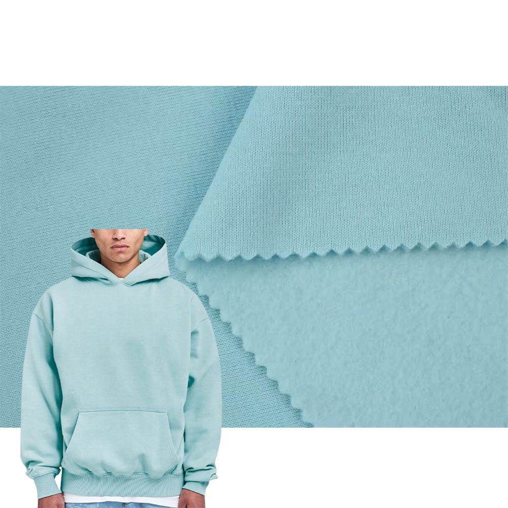 ZM003 Polar Fleece Soft Polyester Fabric 260 gms Sweat Shirt Material Hoodies Fabrics Polar Fleece Fabric