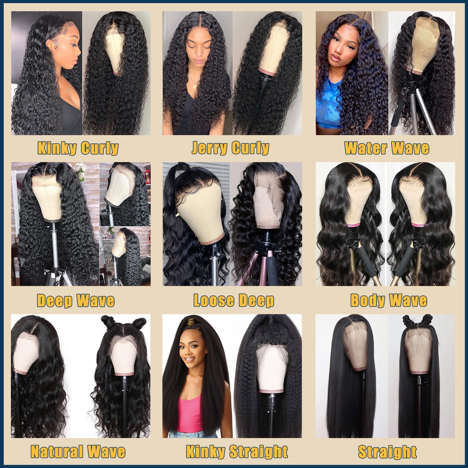 Unprocessed 30 Inch Loose Wave Lace Frontal Wigs Preplucked Remy Hair Lace Closure Human Wig