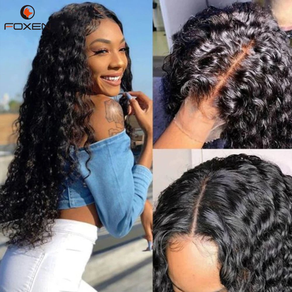 Wholesale Human Hair Wigs Brazilian Hair Jerry Curly Lace Front Wig Without Glue Ready To Go Glue Less Human Hair Wigs