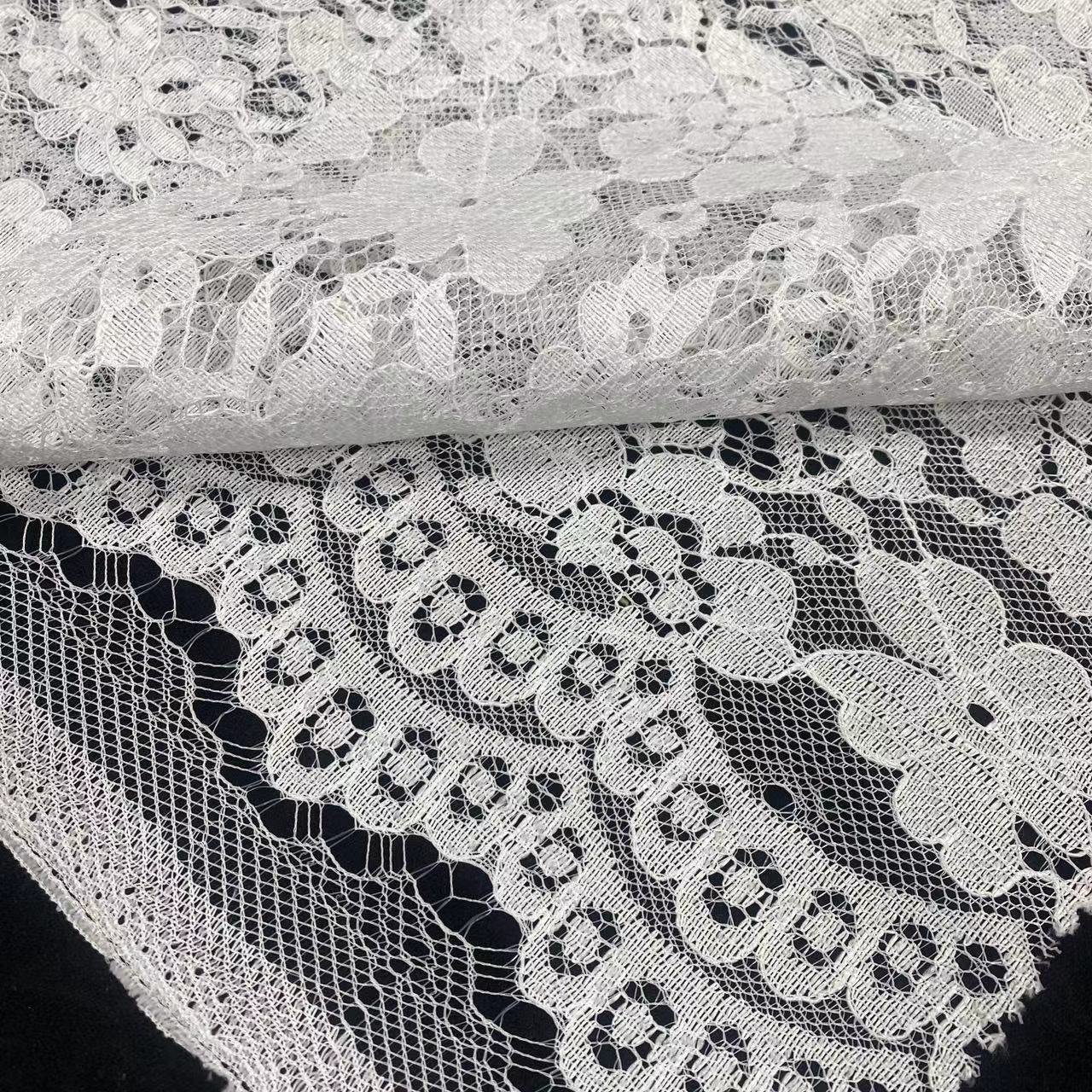 100% polyester lace fabric,Flower lace embroidery fabric,wedding dress lace fabric for women,Soft ,Multi-color custom,wholesale