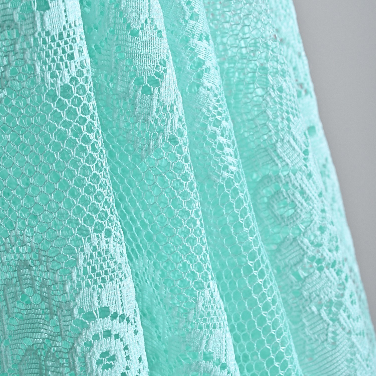 Stock Lace Multil-color 100% Polyester Jacquard Lace Fabric For Dress