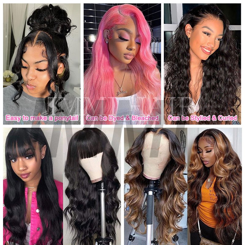 Soft 12A Grade Wholesale Price Virgin Human Hair Lace Front Wig Pre Plucked with Baby Hair Bleaching Knots for Black Women