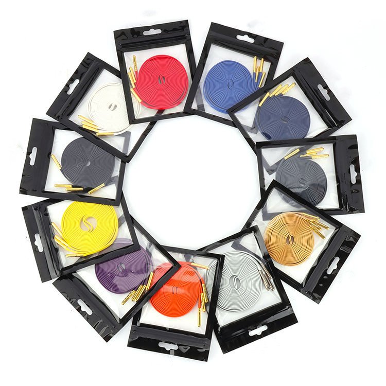 Wholesale PU Leather Shoelaces 7mm Flat Faux Sheepskin bootlaces replacement laces sneaker laces for Shoes Boots