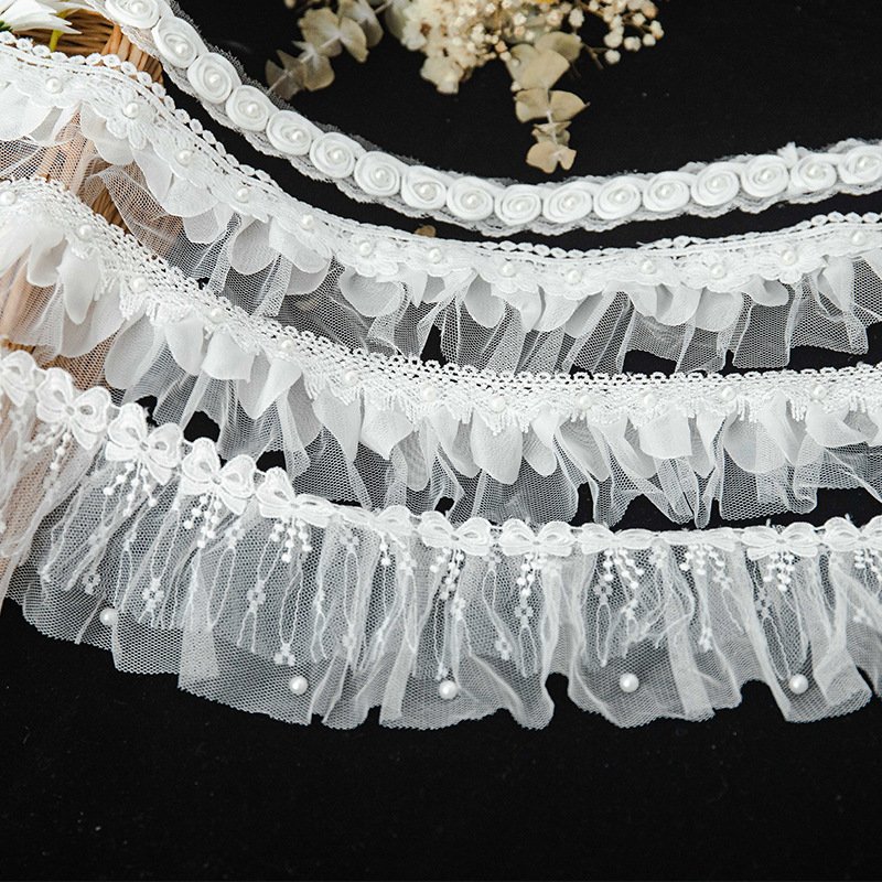 Guipure Lace Fabric for Wedding Lace LTZ004 High Quality Embroidered 2023 Hot Sales Europe and America Lace Embroidery Textile