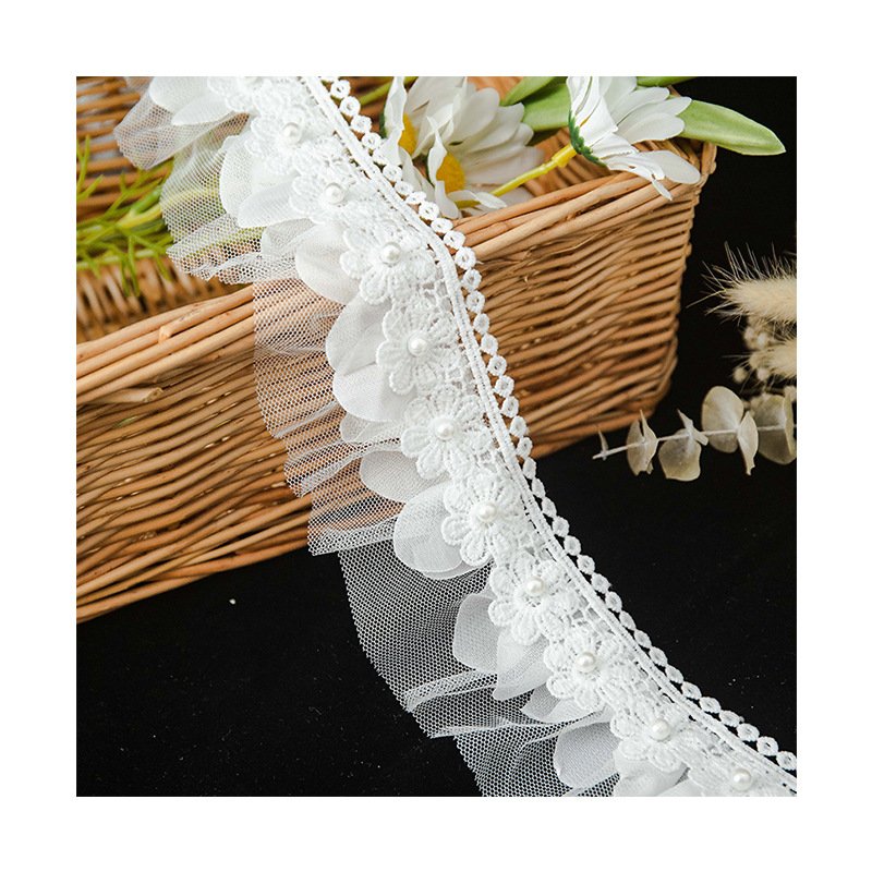 Guipure Lace Fabric for Wedding Lace LTZ004 High Quality Embroidered 2023 Hot Sales Europe and America Lace Embroidery Textile