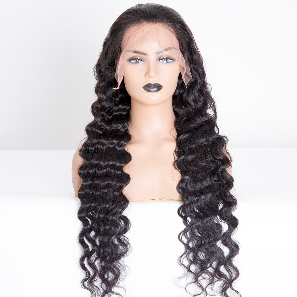 Cuticle Aligned Virgin Hair Swiss Lace Wigs Glueless Pre Plucked Hairline Natural Full Lace Human Hair Hd Wigs