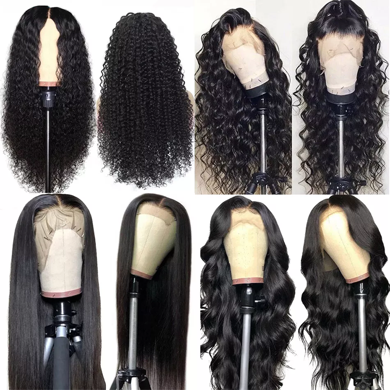 Cuticle Aligned Virgin Hair Swiss Lace Wigs Glueless Pre Plucked Hairline Natural Full Lace Human Hair Hd Wigs