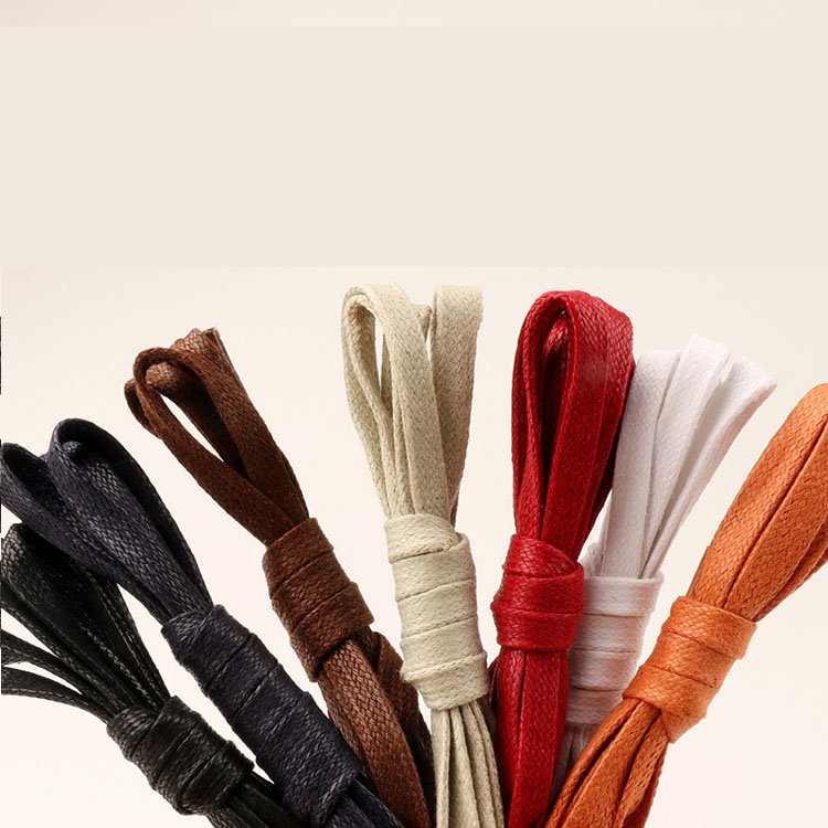 Men and women flat cotton casual waxing waterproof leather shoes laces