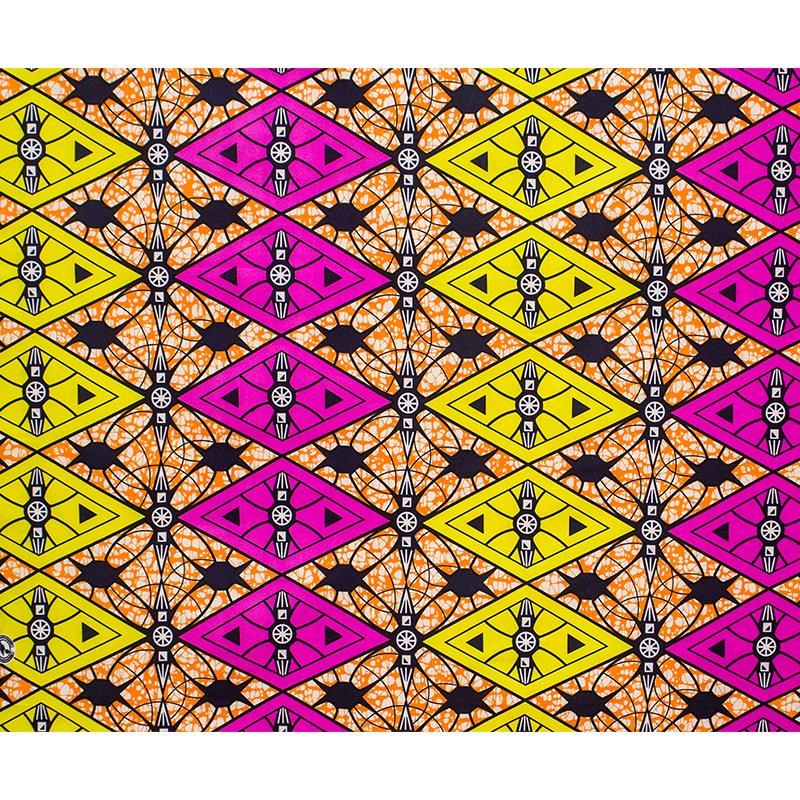 New Arrival Nigerian DIY Dress Material African Cotton Polyester Wax Prints Fabric Real Wax 6 Yards