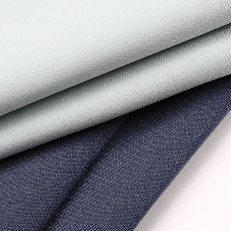 High elastic nylon 67% spandex 33% fabric 20/40N weft knitted semi gloss double-sided sandwich bra body shaping fabric