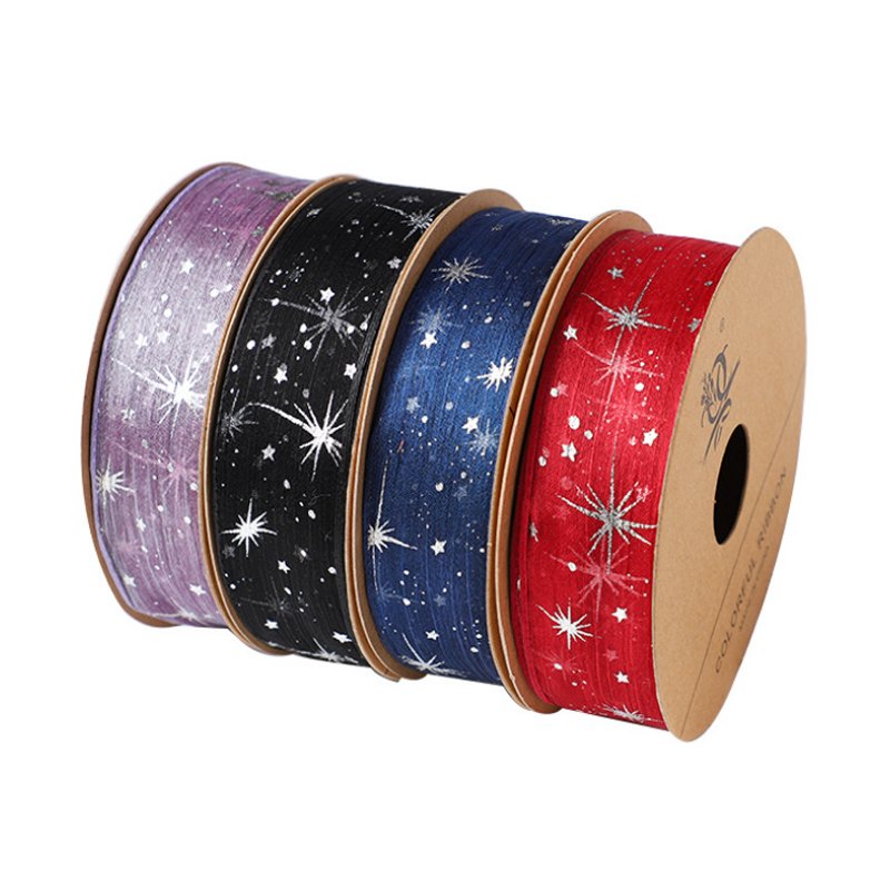 Custom printed words logo wholesale 15mm 5/8inch 20mm colorful lace wrapping ribbon gift jewelry box with printer satin ribbons