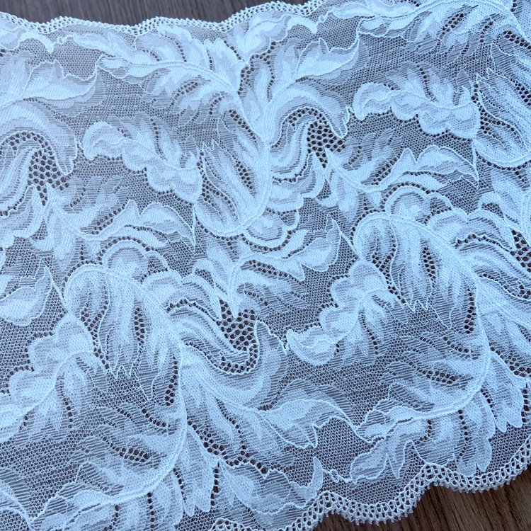 Zeal New Design French Style Stretch Spandex Fabric Floral Lace Trim Elastic Webbing Jewelry Making Craft Gift Wrapping Wedding