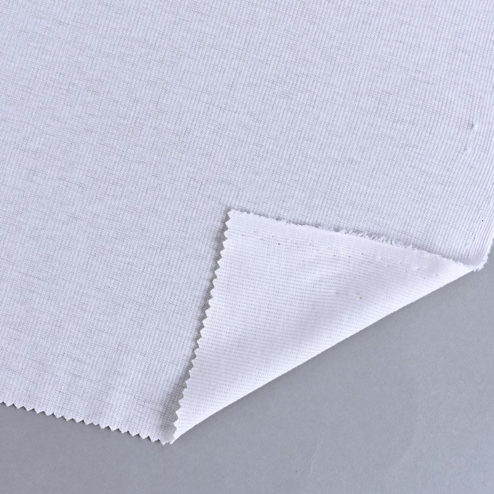 2*2 Rib Fabric 97% Polyester 3% Spandex Knitted Rib Fabric