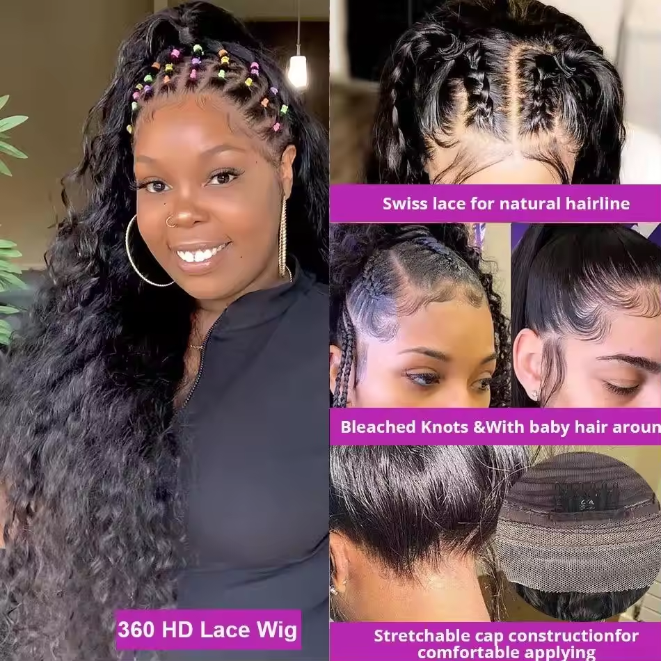 Wholesale African knotless Box Braiding Hair Wig Glueless Synthetic Hair Vendors Full Lace Front Braided Wigs for Black Women