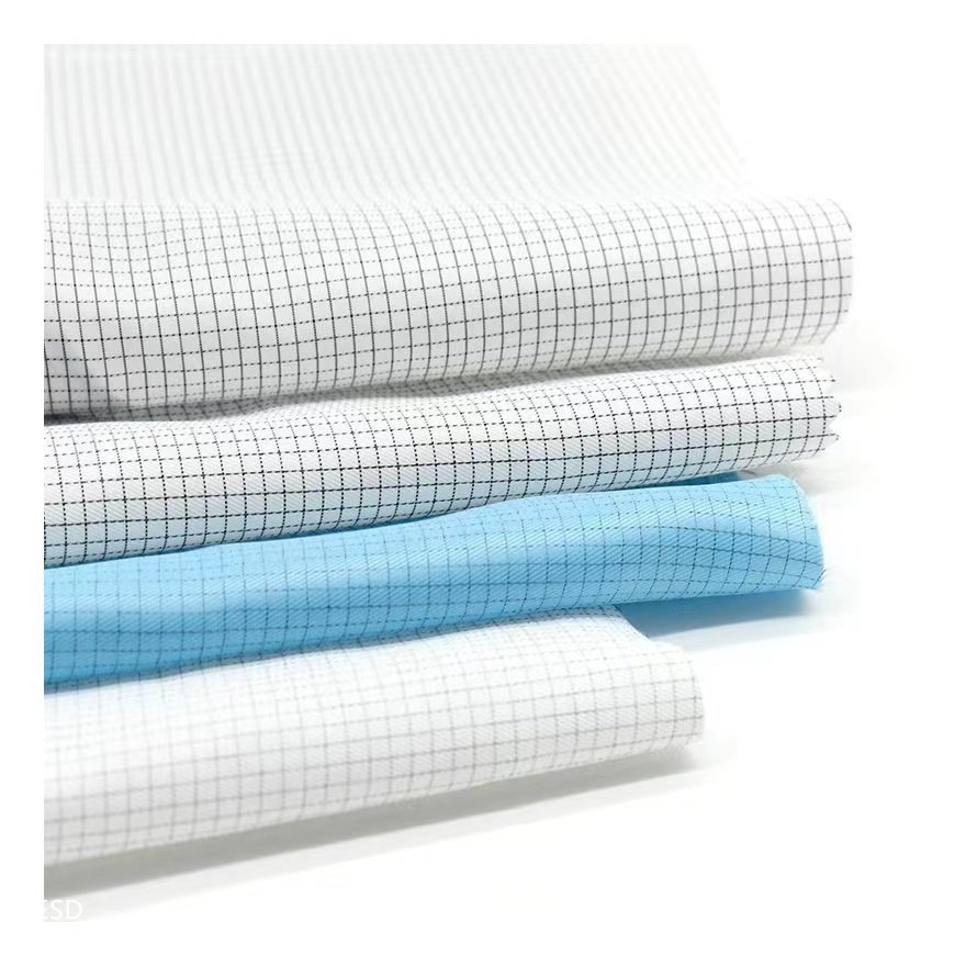 On Sale 5mm Strip Fr Cotton Antistatic Pp Nonwoven Conductive Fabric For Fencing Uniform