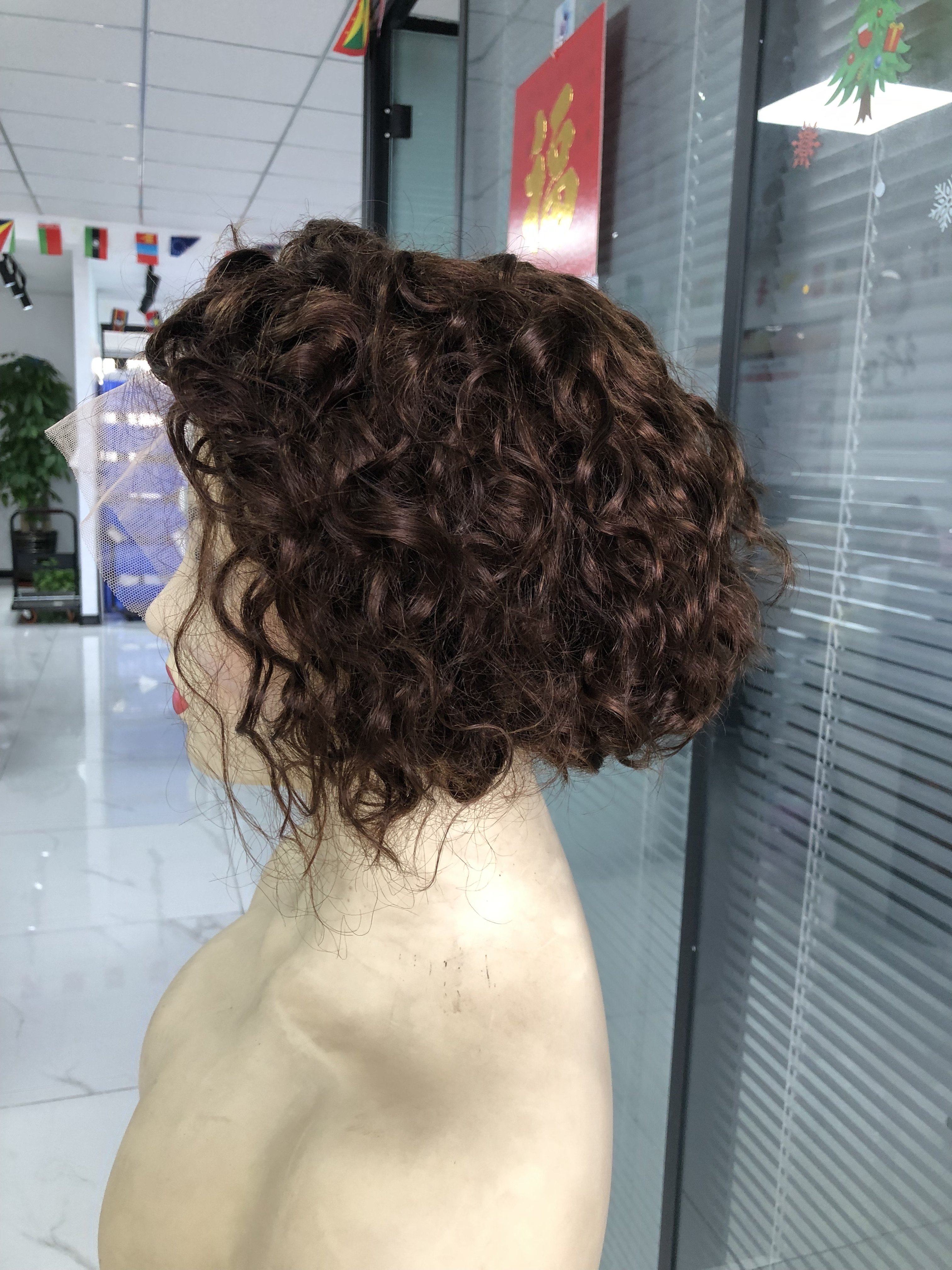 Full Lace Wig Pixie Bob Wigs Short Brazilian Hair Swiss Lace Wigs Cuticle Aligned Virgin Human Hair Transparent Grey Short Piece