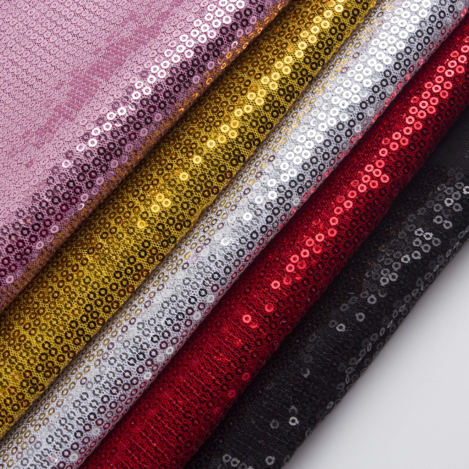 2021 High Quality 3d Fancy Eco-friendly Custom Glitter Tiled Embroidery Royal Blue Tulle Lace Fabric Sequin Clothing Fabric