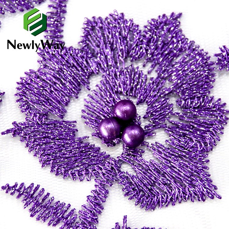 2022 NewlyWay Lace Factory Manufacturer African luxury Fabric Mesh Lace Embroidery Materials Fabric